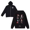 842 CHROME HEARTS Осень-Зима 2025 Новая Толстовка с Капюшоном на Молнии Классического Стиля с Логотипом Большого Размера, Подходит для Парной Носки