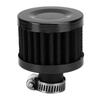 13mm0.5in Mini Air Intake Filter Vent Crankcase Breather Universal Car Accessory Noire