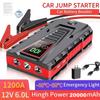 20000mAh Car Jump Starter Power Bank 1200A 12V Portable Car Battery Starter Emergency AUTO Booster Start Device Jump Start