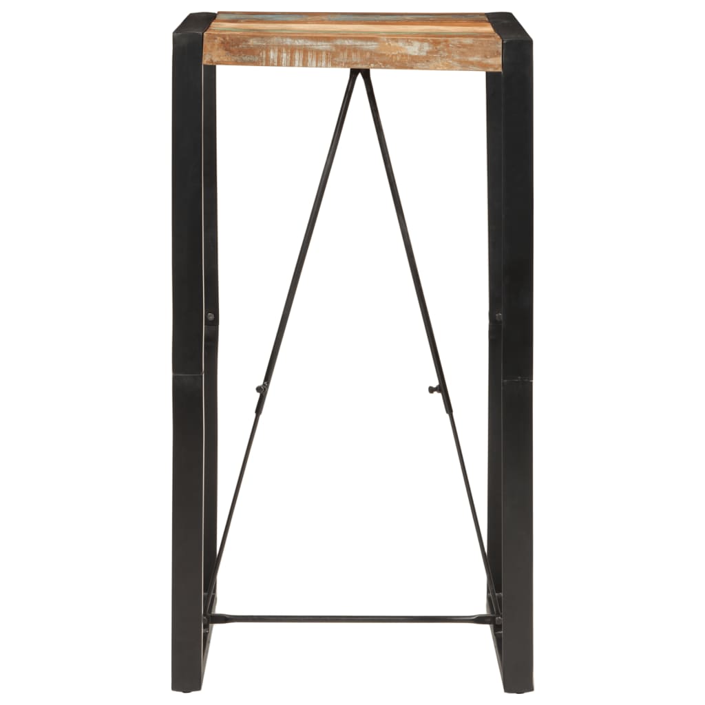 Bar Table 60x55x110 cm Solid Reclaimed Wood