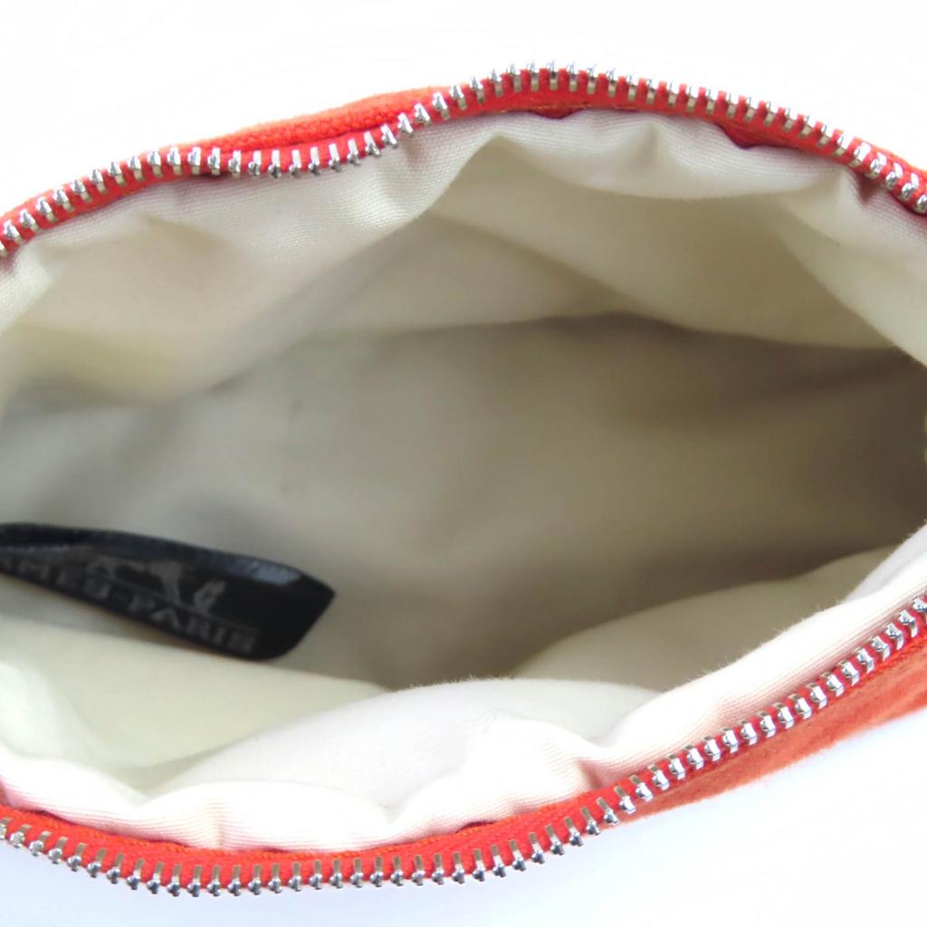 Отличный чехол HERMES Bored porch PM Оранжевый хлопок Женский Б/У