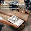 1pc 15L Large Capacity Outdoor Cooker Stove Storage Bag Crashproof Picnic Bag Set Pot Gas Canister Storage Bag