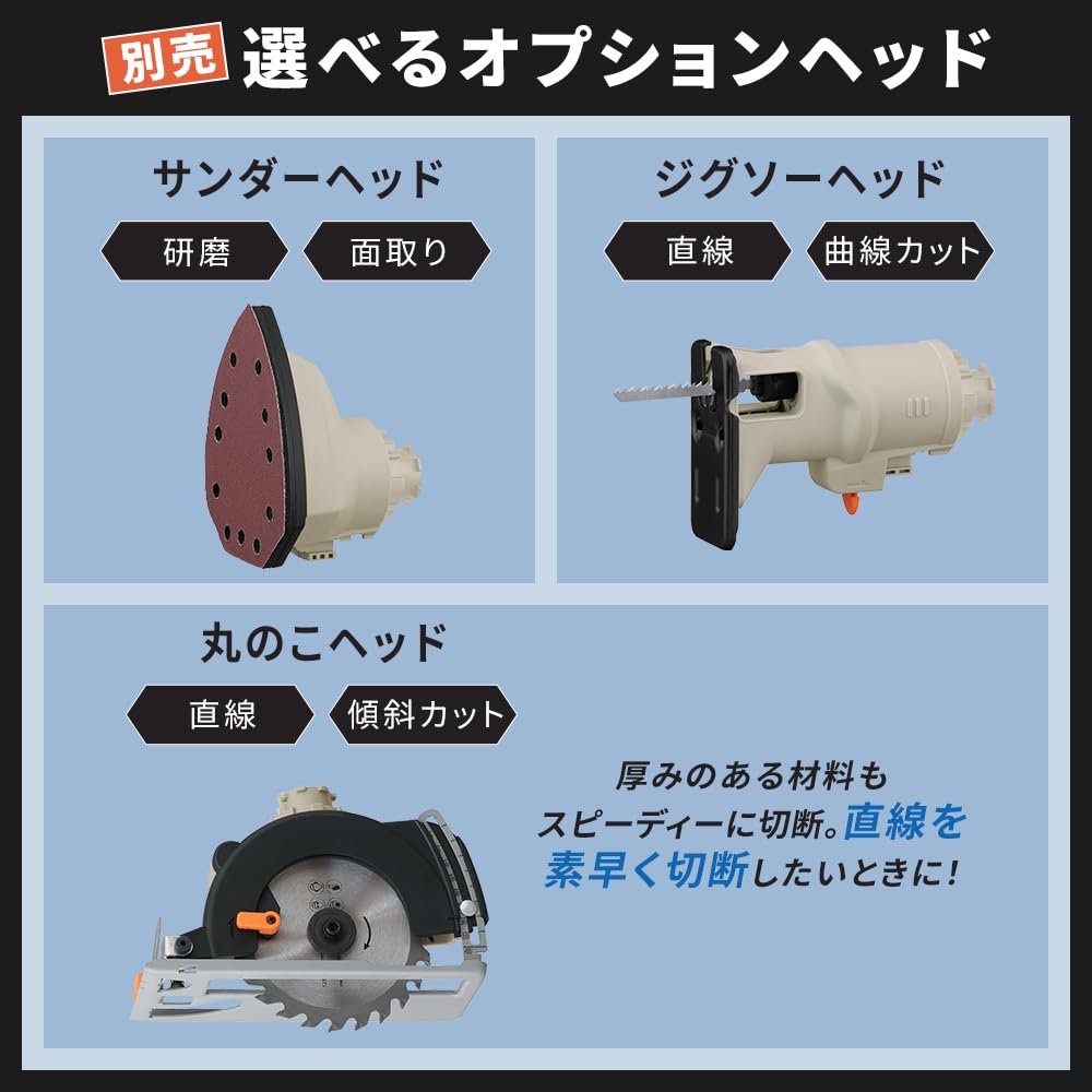 Iris Ohyama Multi-Gear Rechargeable Drill Driver Set, 18V, JM18DRS, Sand Beige