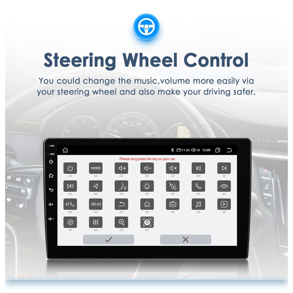 Hizpo Carplay 4G 9" Car Radio Android for Skoda Fabia 3 III 2015 2016 2017 2018 2019 Multimedia Player Navigation GPS 2 Din Stereo DSP  Blueteeth DVR