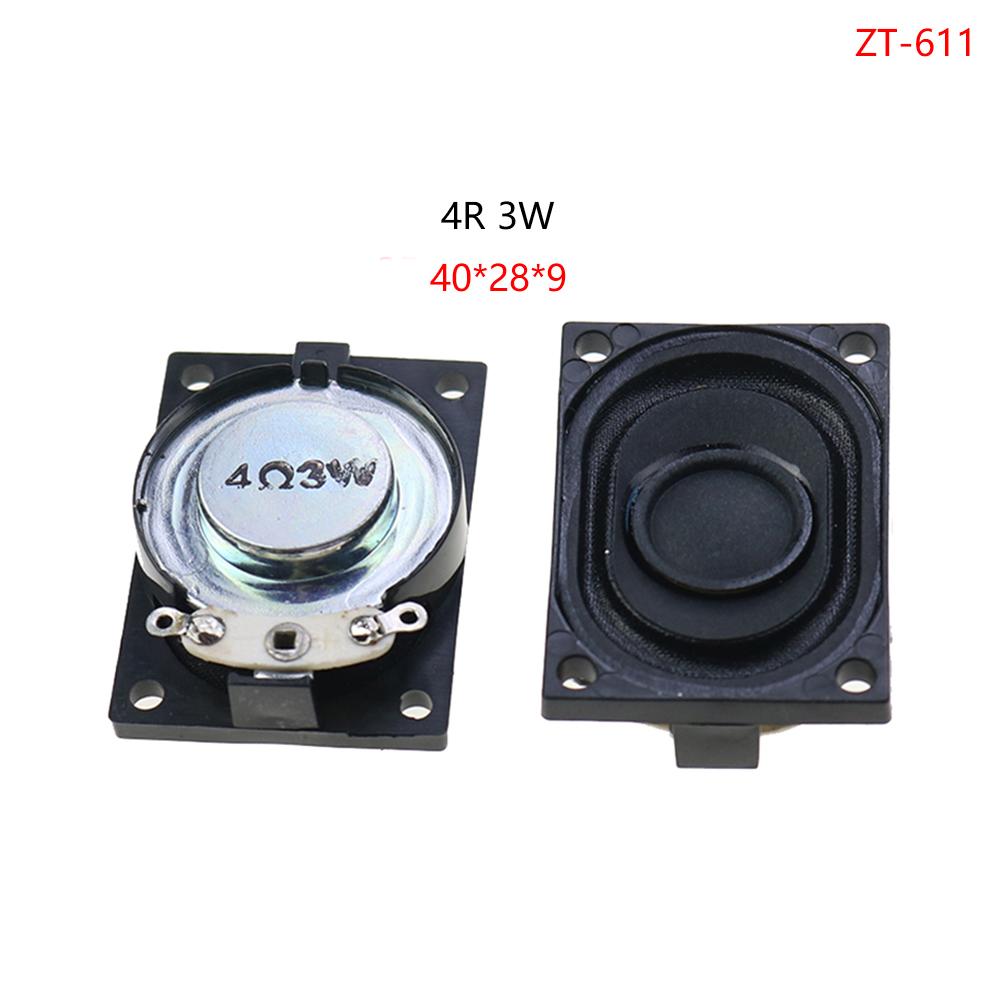 JCD 1Pcs Speaker Horn 4R 3W 5W Diameter 36mm 40mm 45mm 50mm 52mm 57mm 78mm Amplifier Rubber Gasket Loudspeaker Trumpet 4 ohm