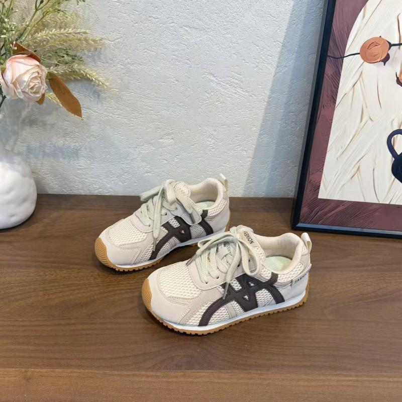 Youth style shoes Kids Breathable Mesh Sneakers Boys Girls Lightweight Casual Shoes With Soft Rubber Sole