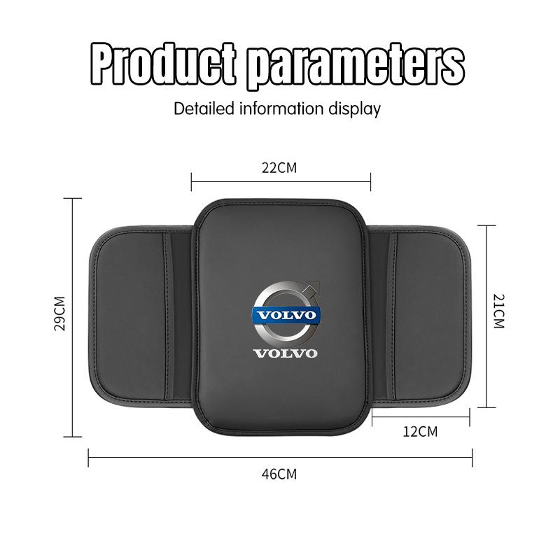 Car Armrest Box Mat Stowing Tidying Cushion Protective Pad Volvo XC90 V90 V60 XC60 V40 S80 S60 S90 C40 XC40 V70 XC70 C3 S90 VO2
