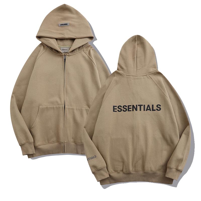 Essentials Zipper Hoodies Sweatshirts Luxury Designer Brand Clothes Harajuku Streetwear Tracksuits Pullover Hoodies for Men Women