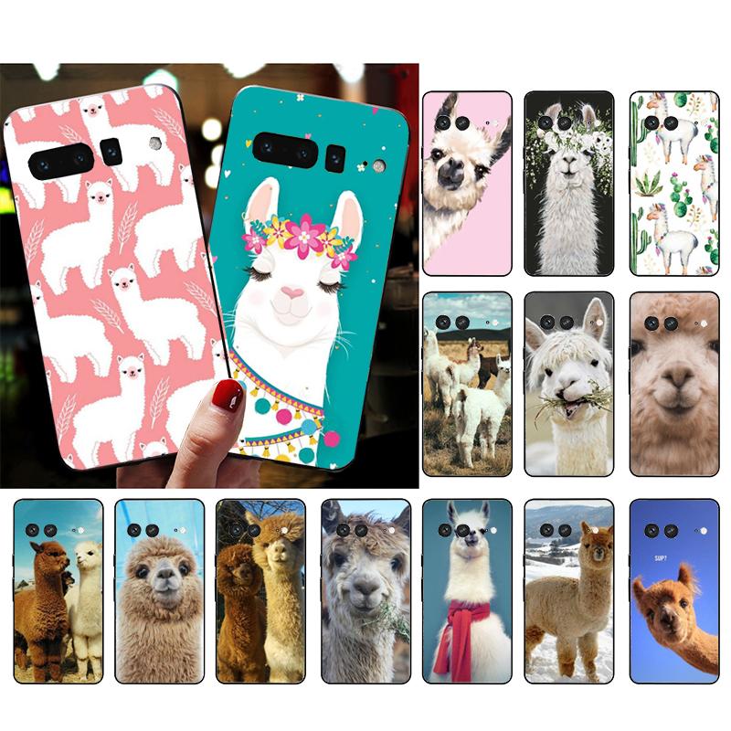 Lama Alpacas Animal Phone Case For Google Pixel 10 Pro 9 Pro XL 9A 8 7 6 Pro Pixel 8A 7A 6A Pixel 8 7 6 5