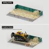 MOC City Engineering Modular Street View Construction Site Display Stand Model Building Blocks DIY Assembly Children's Toy Gift