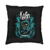 Ню-металл Рок-группа Korn Квадратная Наволочка Декоративные Подушки Подушка-плед Для Гостиной Двусторонний Принт