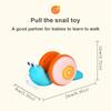 Learning To Walk Drag Rope Snail Cartoon Pet Pull-Along Snail Toy  For Children