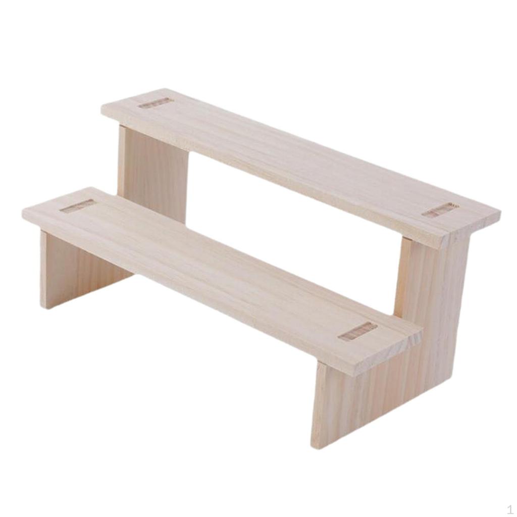 Handcrafted Wooden Display Stand for Action Figures And Collectibles