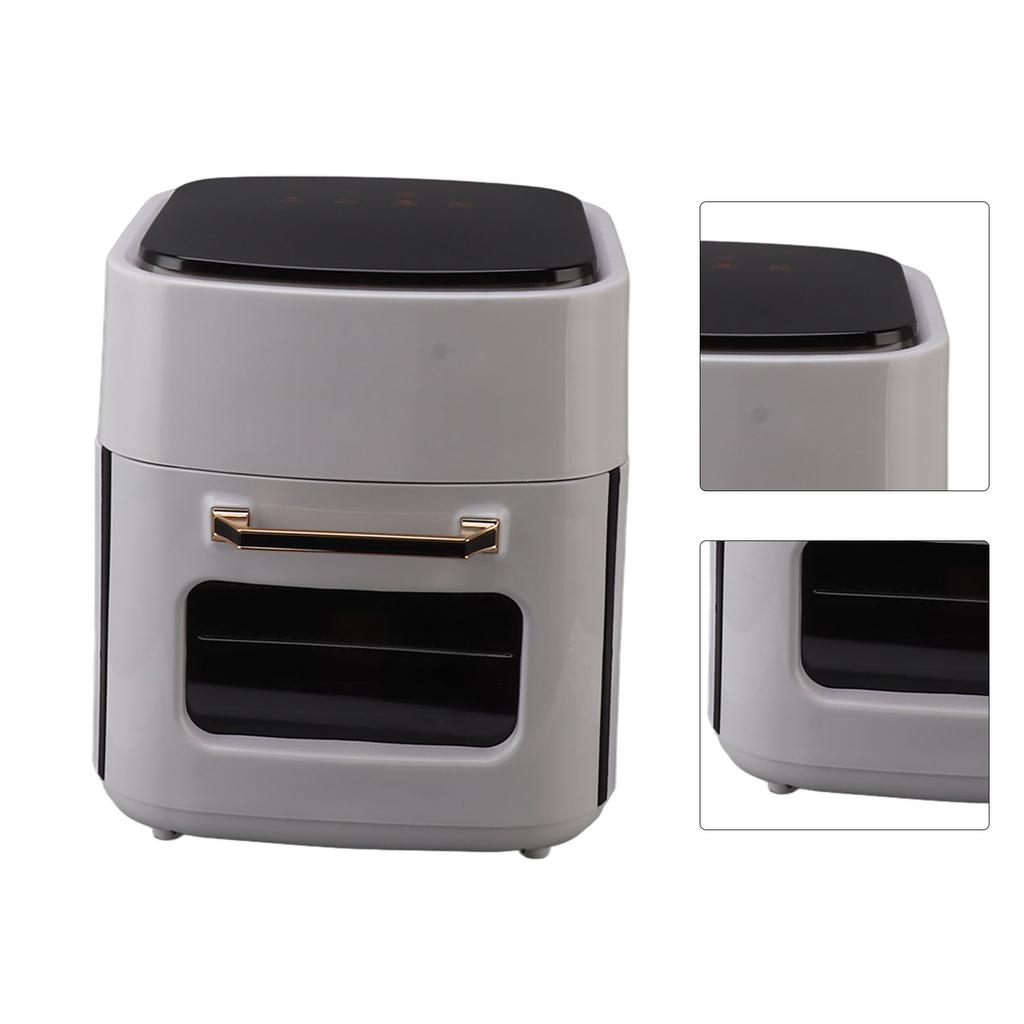 Kitchen Fryers Oilless Multifunctional 15.8Qt LED Display Electric Hot Kitchen Fryers for Frying