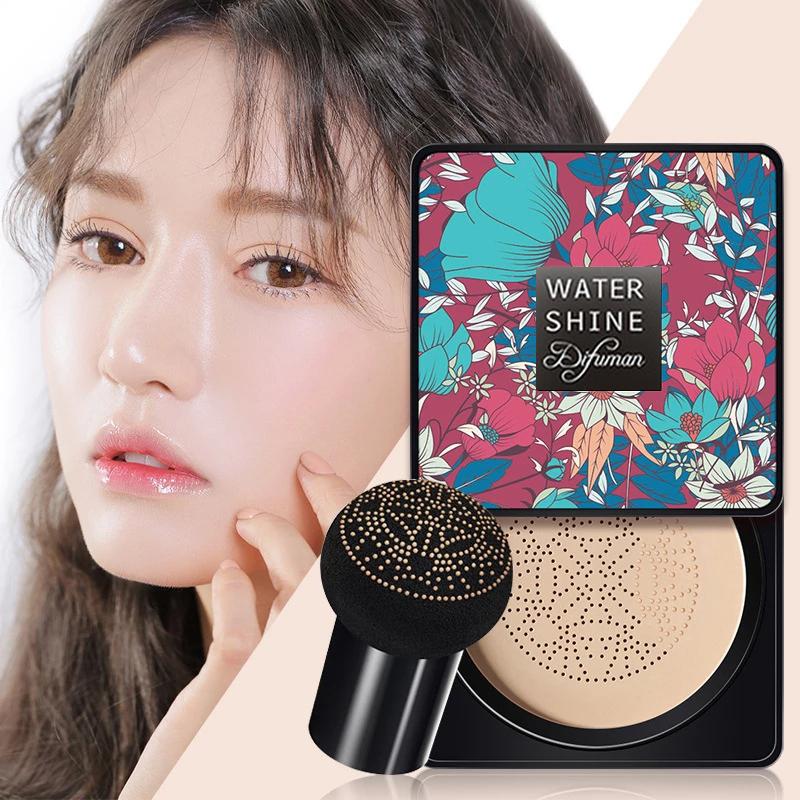 Mushroom Head Air Cushion BB Concealer Water Sense Collagen Cream Make Up Cosmetics Moisturizing Foundation Air-permeable BB Cream Beauty Tool
