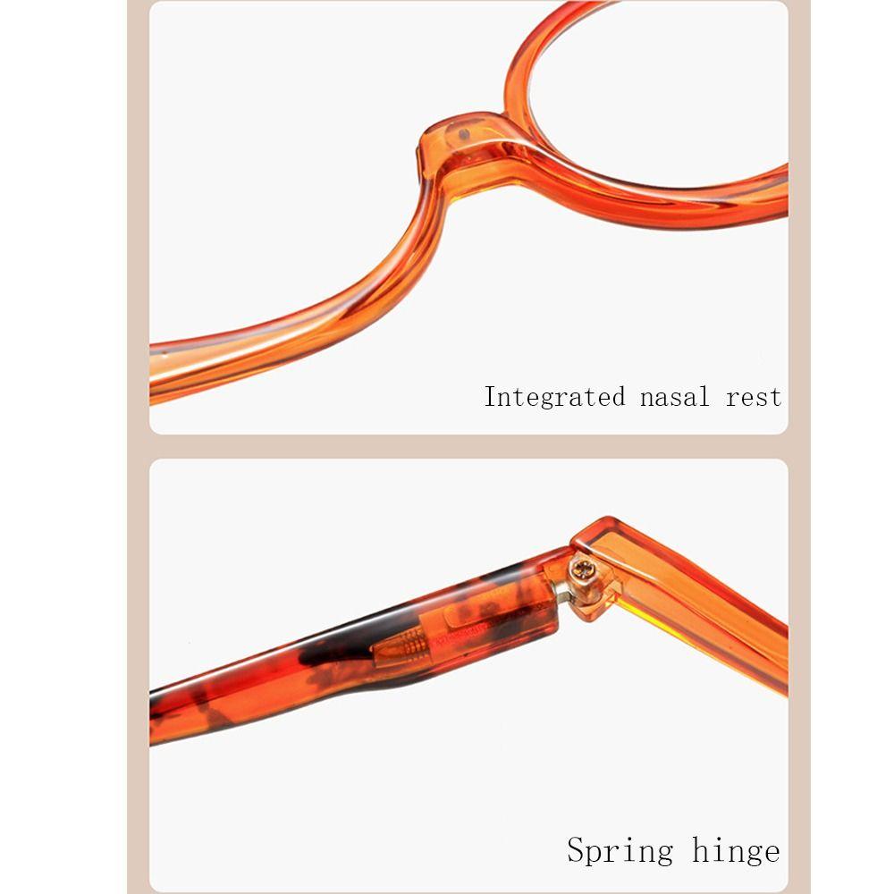 Красочные вращающиеся очки для чтения с оправой для макияжа, откидные линзы, увеличительные очки для женщин