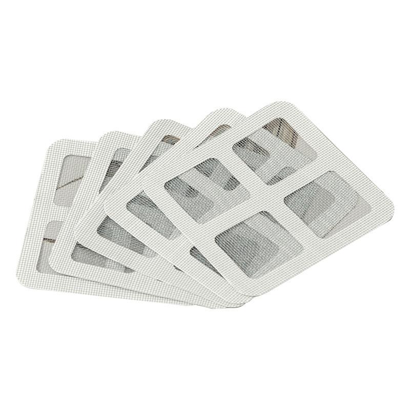 2708 Bathroom Hair Filter Blocking Net Bathroom Sewer Filter Kitchen Anti-clogging Insect-proof Self-adhesive Floor Drain Paste