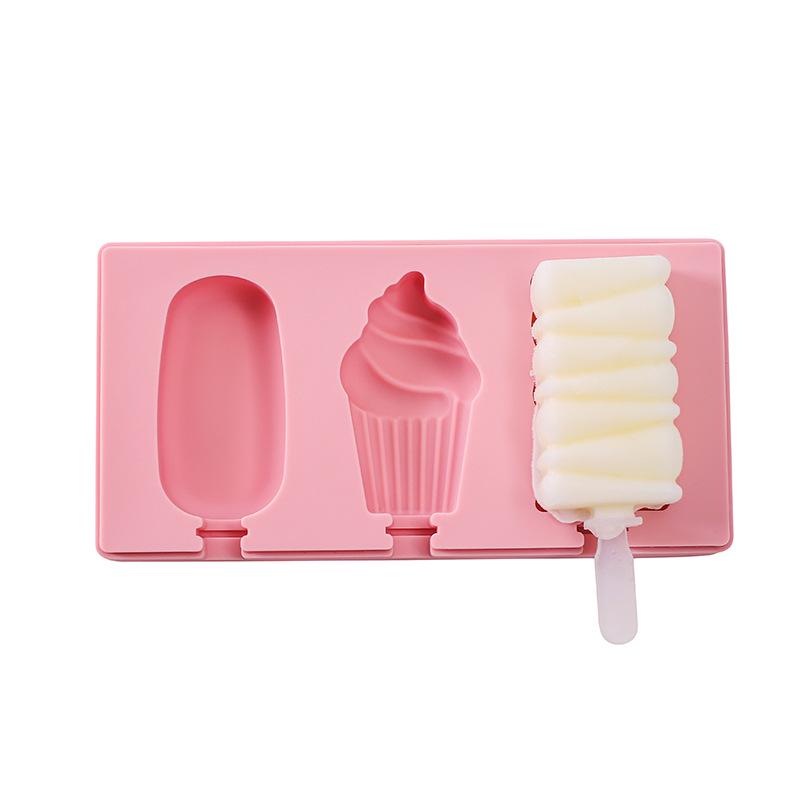 Ice Cream Popsicle Mold with Lid and Stick for Homemade DIY Treats