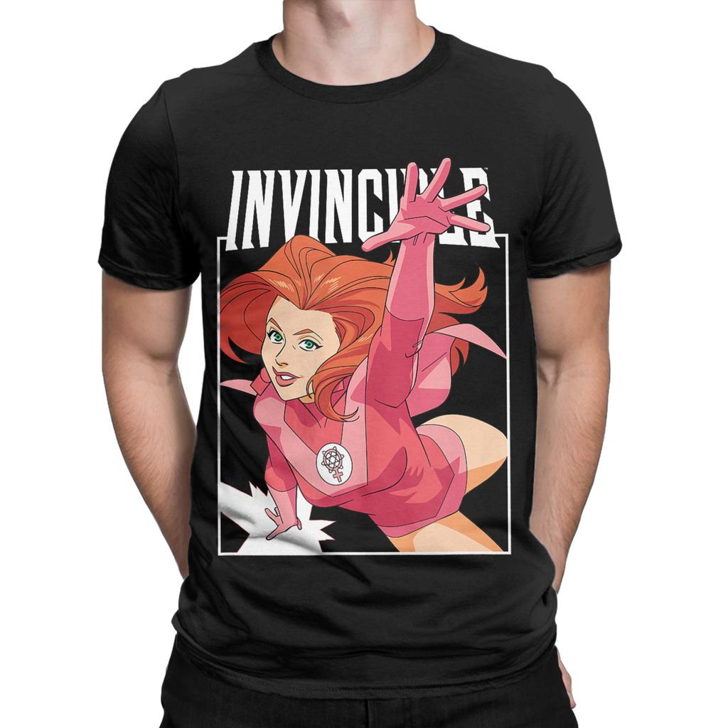 Invincible Atom Eve Character Classic Funny Graphic 100% Cotton T-Shirt Tees Tops For Men