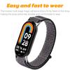 Нейлоновый ремешок-петля для браслета Xiaomi Smart Band 8, регулируемый эластичный браслет, ремешок для часов Mi Band 8, аксессуары