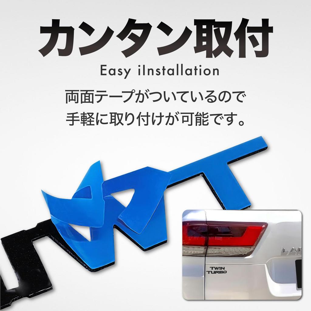 Meliore External Land Cruiser Rank 300 Series TWIN TURBO Emblem Custom Accessory Parts Mirror Black Black