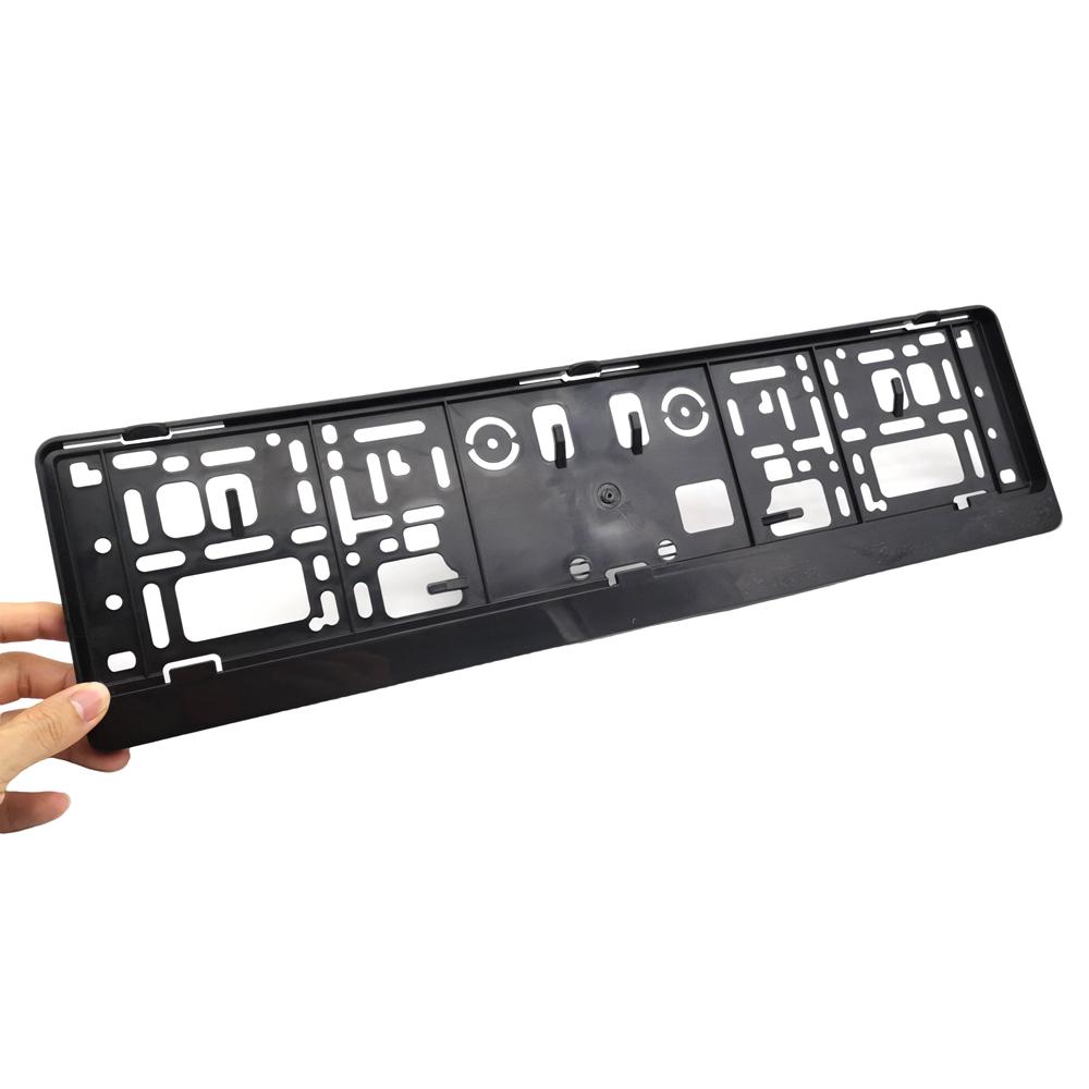 Car European License Plate Frame License Plate Holder For ES DE RU PL License Plate Numbers Auto Accessories For VW Honda BMW License Plate Covers