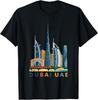 Футболка-сувенир с панорамой Дубая, ОАЭ