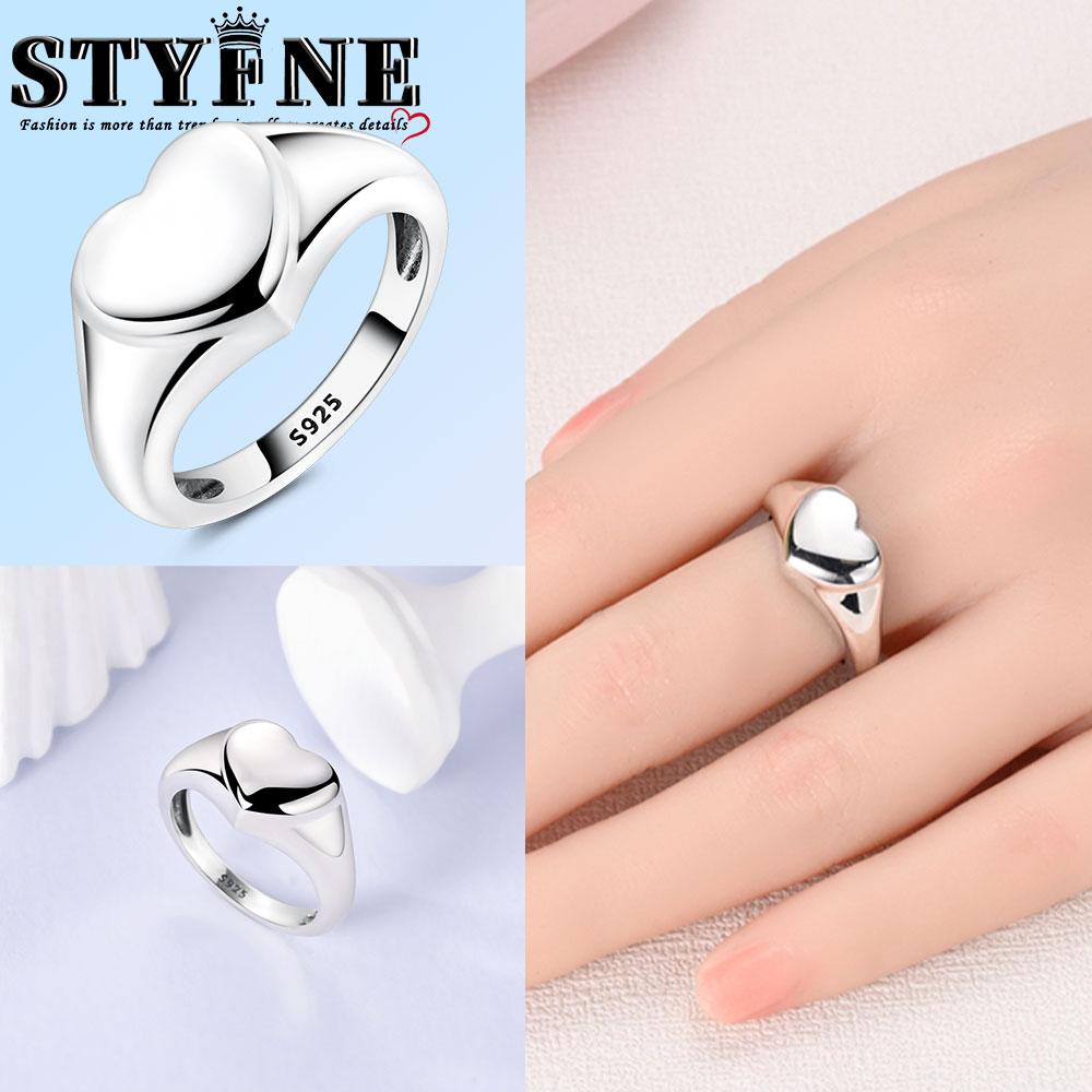 Valentine Day Engagement Ring copper Heart, Red, Pink, White, Blue Ring for Women Holiday Jewellery Gift High Quality