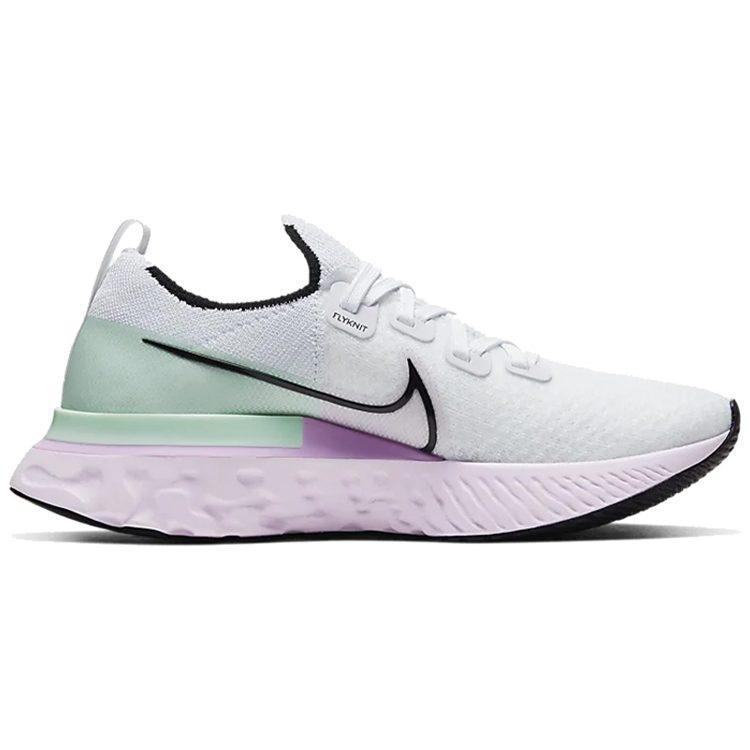 Nike React Infinity Run Flyknit Белый Ледяной Сиреневый Женские CD4372-100