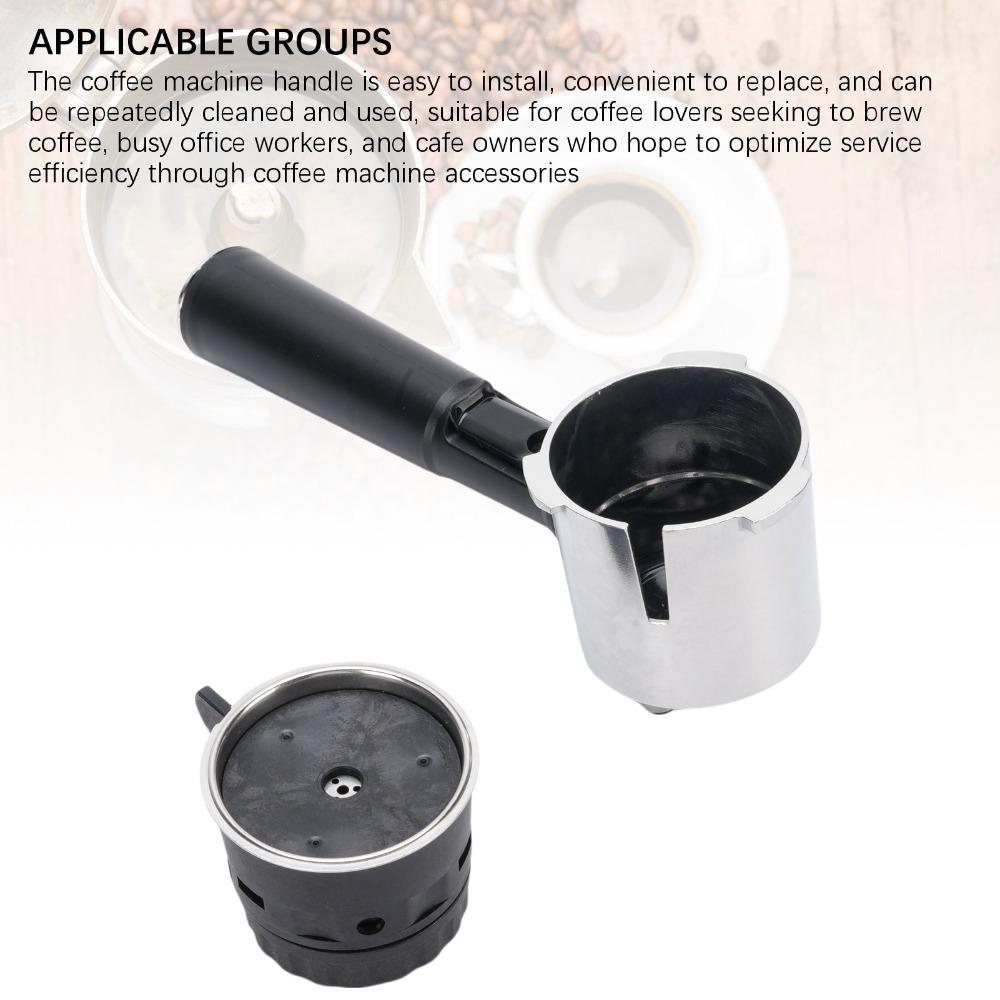 Ergonomic Grip Coffee Machine Handle 51mm Compatible Coffee Filter Handle  Coffee Brewing