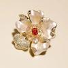 Lapel Pin French Vintage Metal Pins Elegant Suit Jacket Brooch Flower Brooch Pins  Banquet