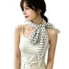 Breathable Mesh Polka Dot Scarf Lightweight Female Headscarf Casual Sunscreen Shawl  Women