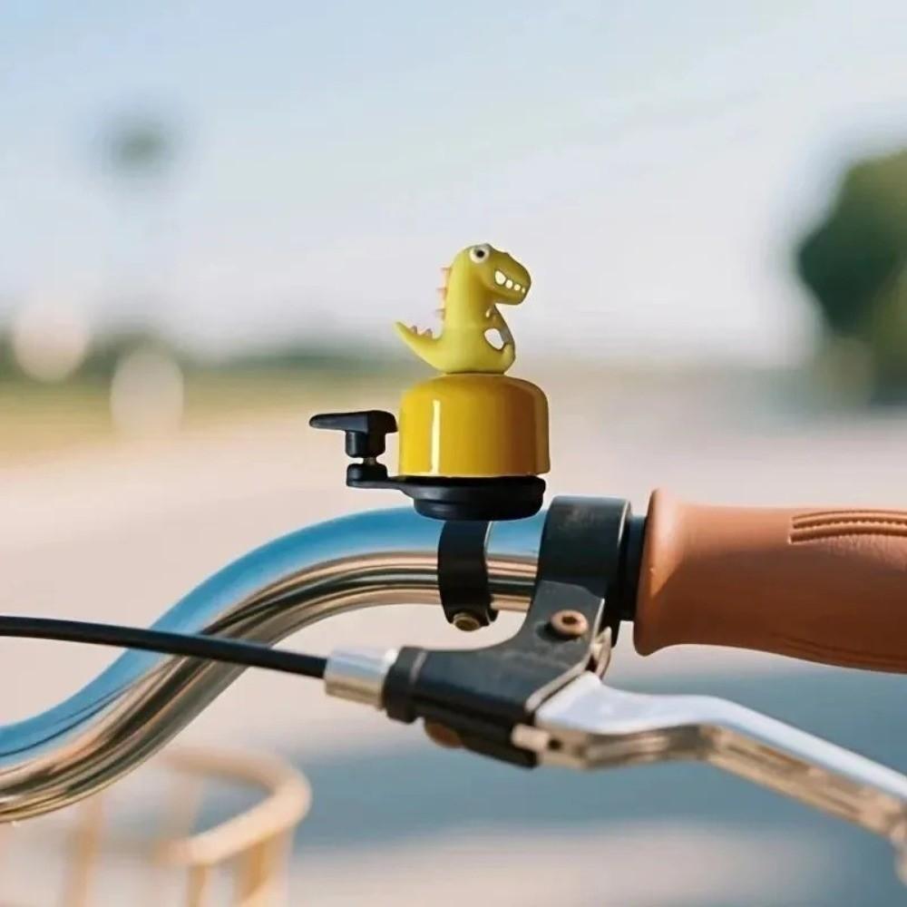 Cartoon Dinosaur Bicycle Bell Metal Warning Alarm Bell New Kids Cycling Bell  Handlebar Accessories