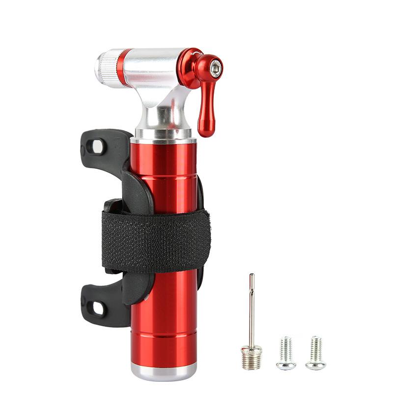 CXWXC Bicycle CO2 Pump Schrader Presta Portable Mini Tire Tube CO2 Cartridge Safety Automatic CO2 Air Inflator Bike Accessories