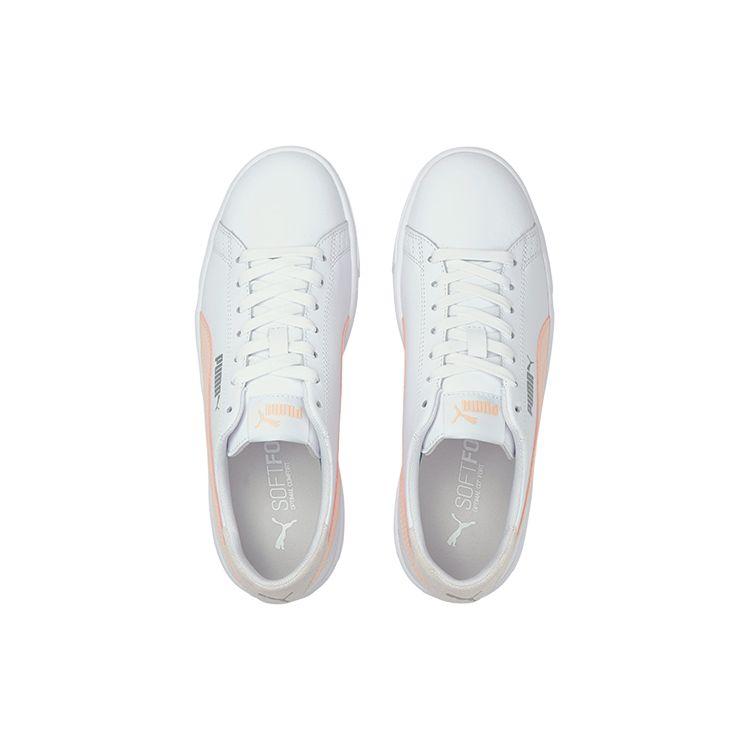 Puma Serve Pro Lite Casual Comfortable Low-Top Sneakers Women Sneakers White Pink 374902-06