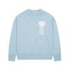Cozy Cotton Knit Sweater Couples Winter Loose Fit Round Neck Long Sleeve Streetwear