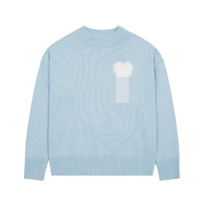 Cozy Cotton Knit Sweater Couples Winter Loose Fit Round Neck Long Sleeve Streetwear