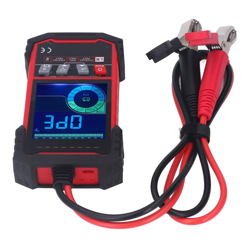 12 В 24 В тестер аккумулятора цветной экран анализатор нагрузки аккумулятора емкость заряда автомобильного элемента