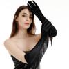 Musical Lady Long Gloves Stretch Stage Dance Mittens Simple Fringe Tassel Gloves  Performance Party