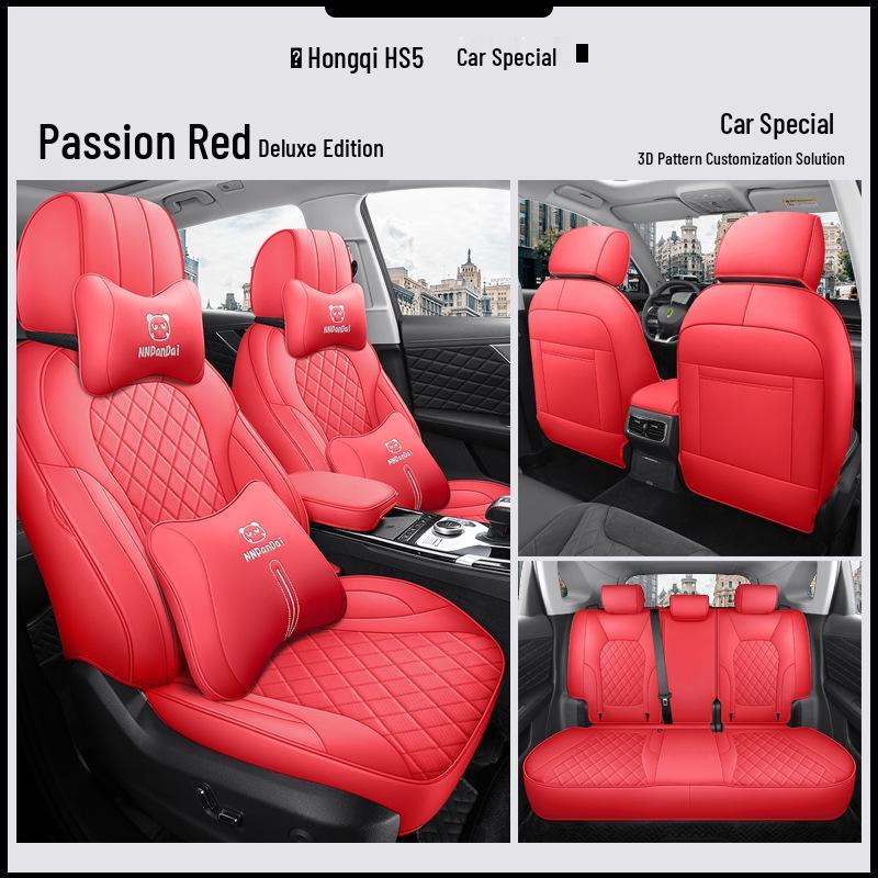 Hongqi HS5 5-Seat SUV Leather Seat Covers - All-Season, Full Surround Design, Original Fit