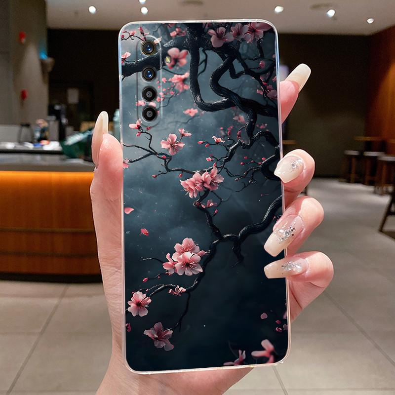 Чехол для Realme XT X2 RMX1921 RMX1992 Прозрачный Роскошный Модный Бабочка Цветок Мягкий Силиконовый Чехол для Телефона для Realmex2 Realmext Case
