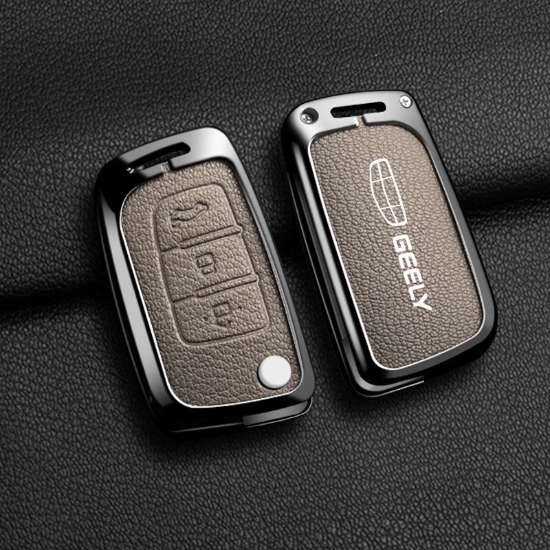 Чехол для ключа Geely: Совместимо с моделями Emgrand, Xingyue L, Boyue, Xingrui, Icon, Binyue, Coolray, Vision X6 GS.