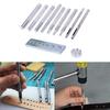 Metal Snap Button Fastener Setter Metal Snaps Press Studs Install Punch Base Tool Kits for Leathercraft Clothing Repair