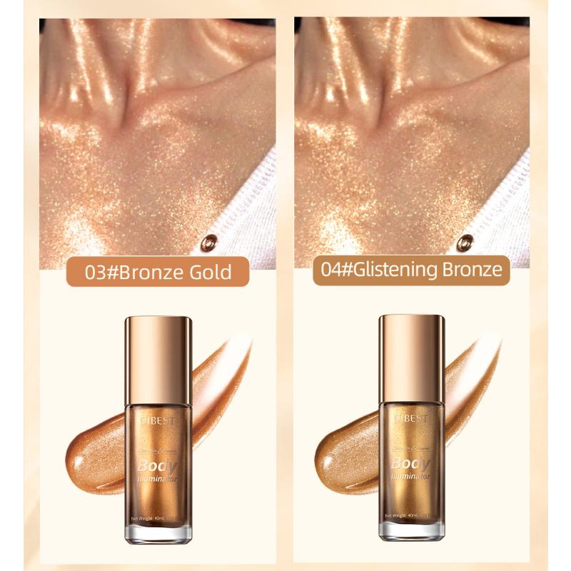 QiBest Хайлайтер для лица, осветитель для всего тела, хайлайтер для тела, пляжный сексуальный хайлайтер, масляный триммер, тональный крем