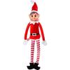 Christmas Prankster Elf Girl 30cm Plush, Ideal for Preparing Christmas for Children and Adults - Small Elf CHRISTMAS CHARACTERS