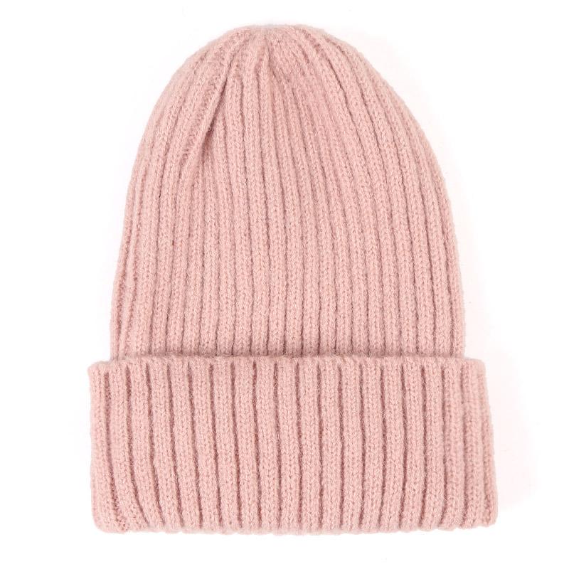 Winter Knitted Hat Women Beanie Autumn Warm Soft Trendy Kpop Style Beanies Skullies Hats Girls Bonnet Ladies Cap