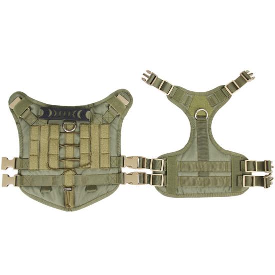 Шлейка для собаки Пряжка с вставкой Регулируемая Прочная фиксация Водонепроницаемая Взрывозащищенная Прогулочная тяга Ткань Оксфорд Средний