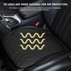 New Breathable Car Cushion Nappa Leather Non-slip Car Seat Sponge High Rebound Pad Seat Cushion Four seasons Universal Auto Seat