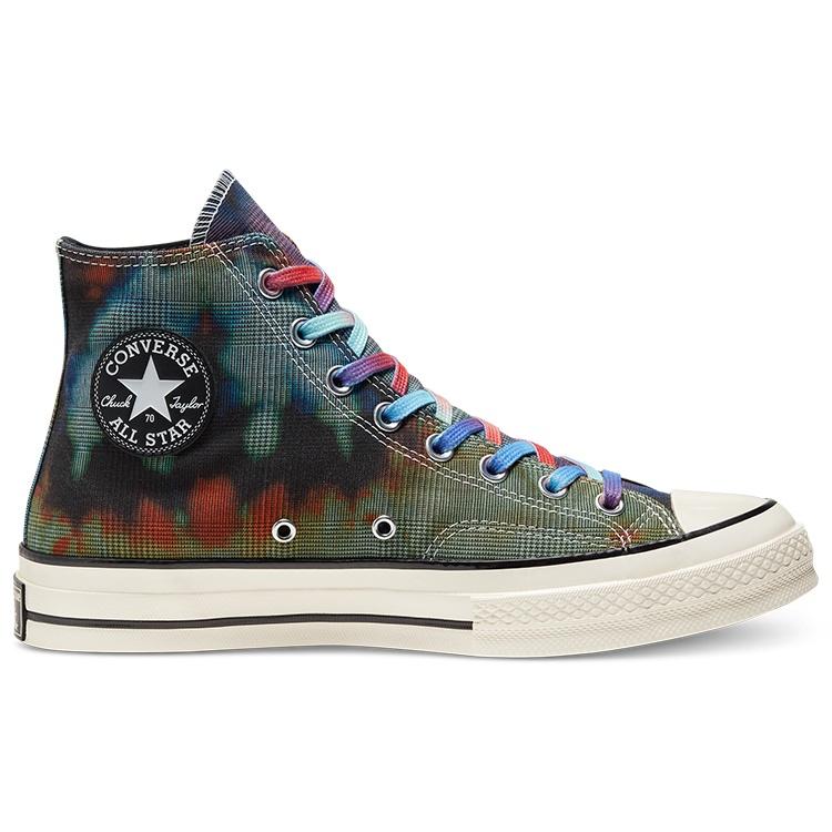 Converse Chuck 70 High 'Tie Dye Plaid' Мужские 168752C
