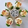 Stainless Steel Flower Squeeze Mouth Large Size Cream Nozzles  for Cupcake Decoration